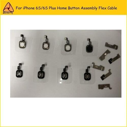 100PCS/LOT New High Quality Home Button Key Button Flex Cable For Iphone 6s/6sp/6s Plus Home Button Flex Cable Assembly