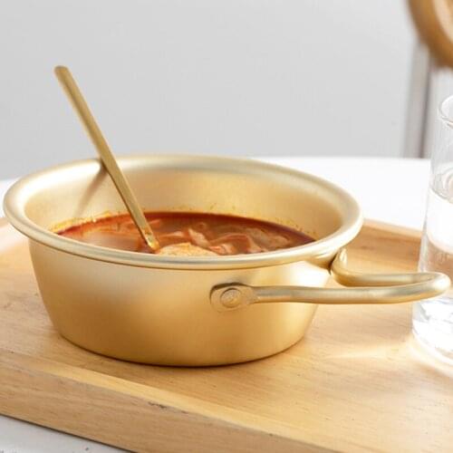 2PCS Makgeolli Bowls Aluminum Korean Traditional Bowls for Korean Raw Rice Wine