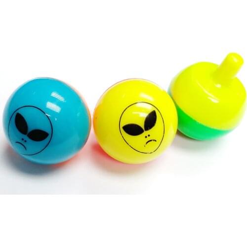 3 pcs alien UFO et ball spin tops Toys 419-3 Boys Kids Toys Birthday Party Pinata Bag Filler Loot Favors Gift Prizes Novelty