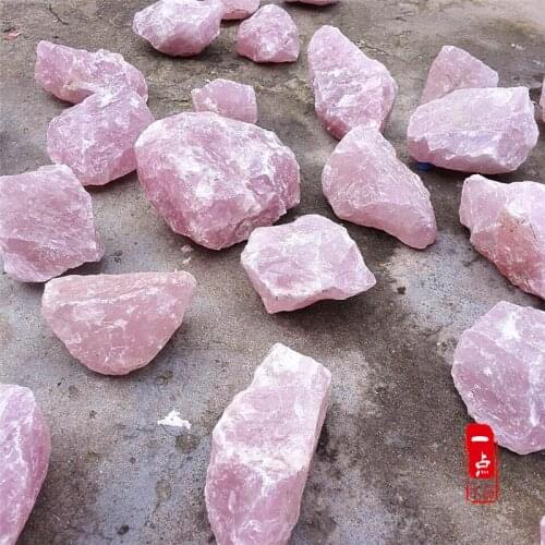 4kg Natural Raw Pink Rose Quartz Crystal Rough Stone Mozambique