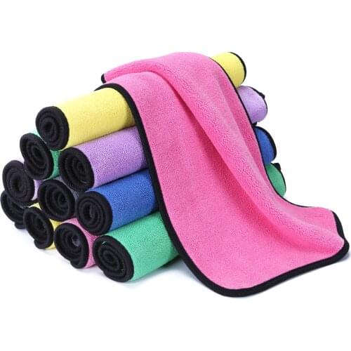 5pcs Super thick 30*40cm Car Towel Microfiber towel Car wash Cleaning Cloth Car Care Wash Towel Free Shipping