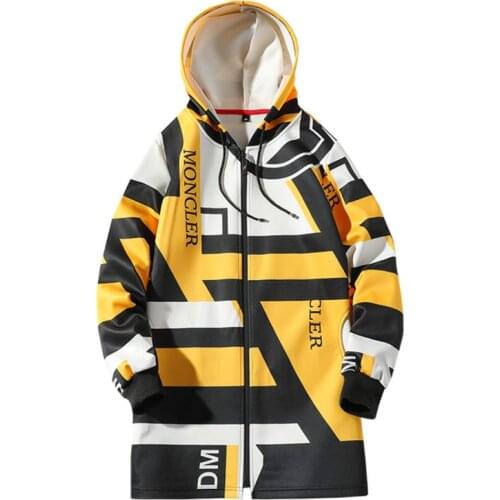 Mens Windbreaker Spring Autumn New Jackets and Coats Male Outerwear mens overcoat mens trench coat Mens hooded trench coat