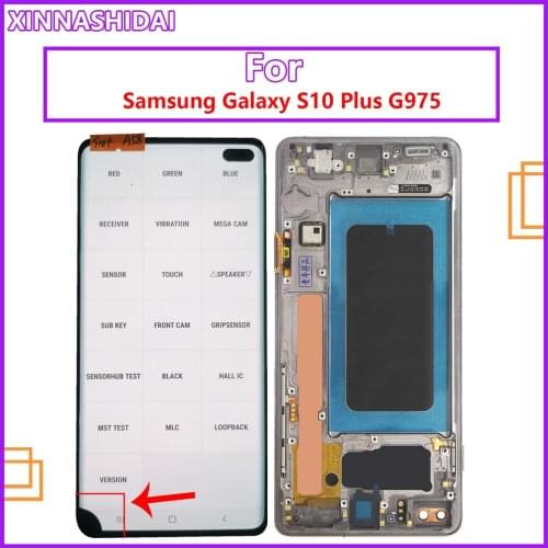 For Samsung S10P LCD Display Touch Screen Assembly For S10 Plus G975 G975F LCD Repair