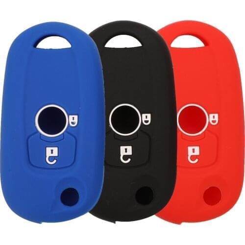 Kutery 10pcs/lot 2 Buttons Remote Car Key Cover Case Silicone protect shell For GMC Opel Vauxhall Astra K Corsa E Remote