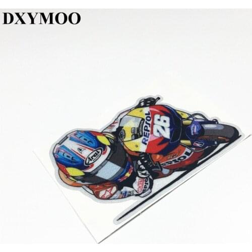 Moto GP Racer Car Stickers Motorcycle Sticker Car Styling Vinyl Decal for PEDROSA DANI 26 Knight Warrior
