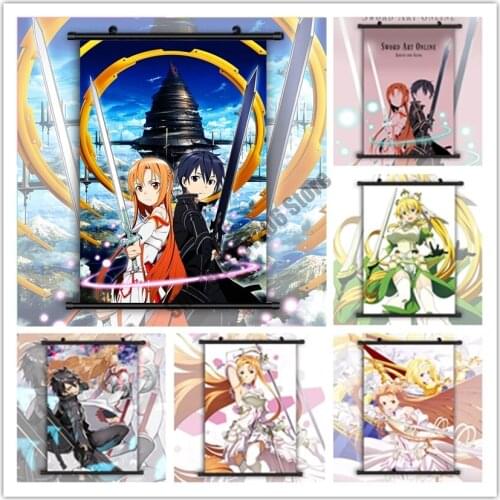 Sword Art Online Anime Diamond Painting Diamond Embroidery Full Square Cross Stitch Kits Mosaic Christmas Room Decoration