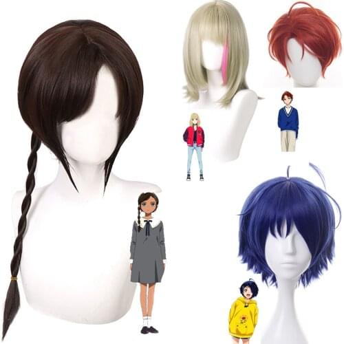 Anime Wonder Egg Priority Ohto Ai Aonuma Neiru Rika Kawai Cosplay Wig Unisex Heat Resistant Synthetic Mardi Gras Hair