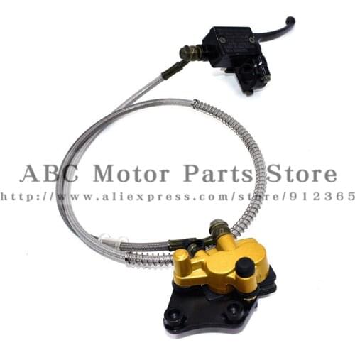 Front Brake Lever Right Hand with 950MM Oil Hose and Caliper For Dirt Pit Bike CRF50 70 KLX 110 Kayo SSR