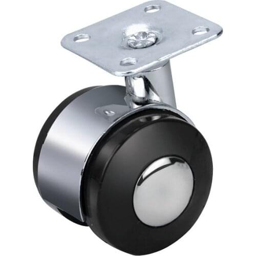 1.5" 2" zinc alloy casters flat Universal casters coffee table Furniture Silent pulley dining car Display stand wheel