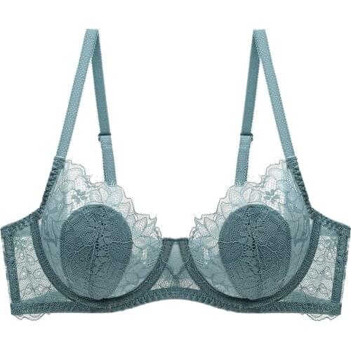Sexy Bra Woman Lace Underwear Bra Bras Underwire D E Cup Thin Comfortable and Creathable