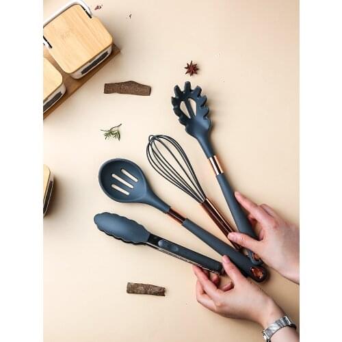 Silicone stir-fry spatula non-stick pot special food-grade pot shovel fried spoon spoon heat-resistant kitchen kit