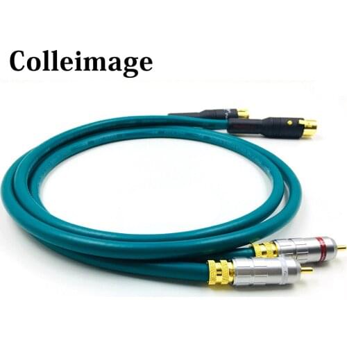 1 Pair Hifi Cardas XLR To RCA interconnect Cable Hi-end XLR Male to Female Audio Cable with XLR Gold-plated Plug Connector