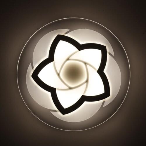 Modern minimalist circular ceiling lamps LED acrylic study room bedroom