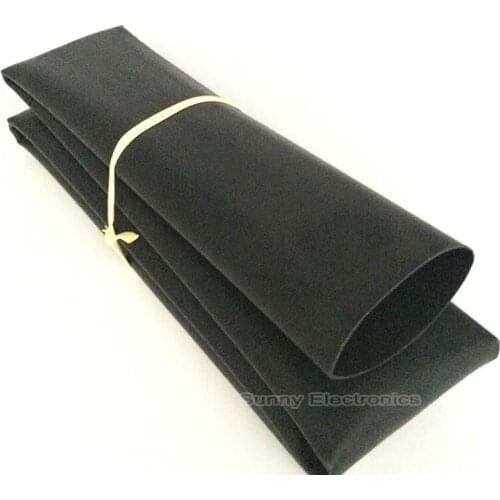 40MM Adhesive Lined 3:1 Heat Shrink Tubing Waterproof 4FT Black Dual Wall