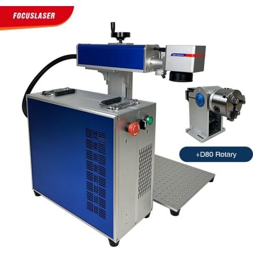 Fiber Laser Engraver Marking Machine Tool With Marking Rotary Parts JPT Laser Source for Gold Silver Copper Metal Cutting