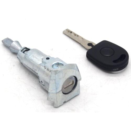 5K0959753E 5K0837167A FRONT LEFT DRIVER SIDE DOOR LOCK BARREL 1 KEY FOR GOLF VI MK6 2008-2013 JETTA MK5 2005-2011