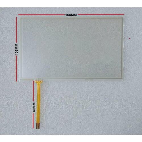 168mm*105mm new 7.1 inch 4 wire resistive touch screen device 168*105 navigation plate