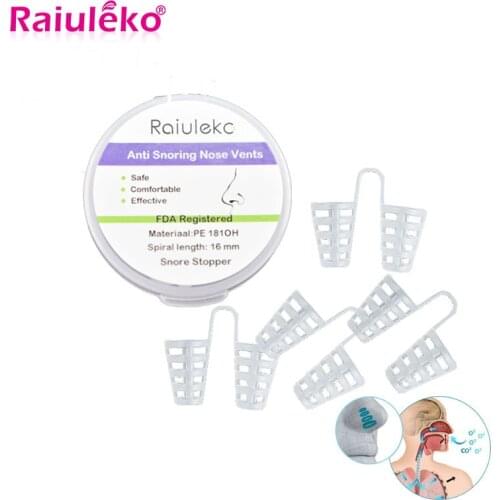 4Pcs=1Box Anti-Snoring Breathe Aid Stop Snore Device Healthy Care Anti Snore Apnea Nose Clip Sleeping Aid Equipment Stop Snoring