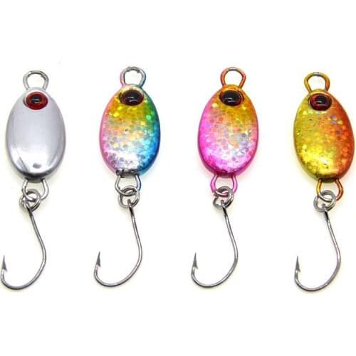 4Pcs/Lot Mini Jigs 2g 3g 5g Small Jigbait Pack Shore Cast Jigging Spoons Artificial Lures