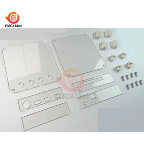 1Pc Acrylic Transparent Case Housing For DSO138mini Digital Oscilloscope Case Storage Box Tech 13805K DIY Kit