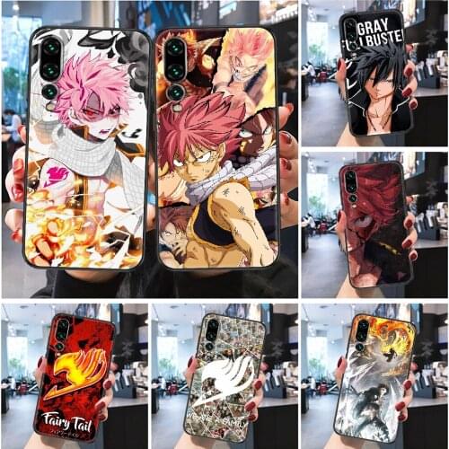 FAIRY TAIL Etherious Dragneel Phone case For Huawei Honor 6 7 8 9 10 10i 20 A C X Lite Pro Play Frosted black art shell trend