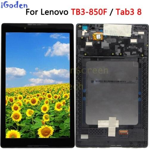 Black High quality Touch Screen Digitizer Glass+LCD+frame Display For 8 inch Lenovo TB3-850F tb3-850 tb3-850F tb3-850M+tools