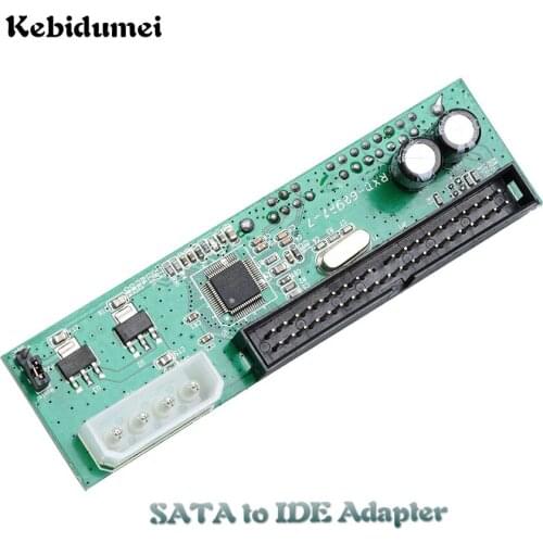 22 Pin 2.5" 3.5" SATA to 3.5" IDE Adapter Hard Disk Driver HDD SATA to IDE Converter for Laptop PC Computer