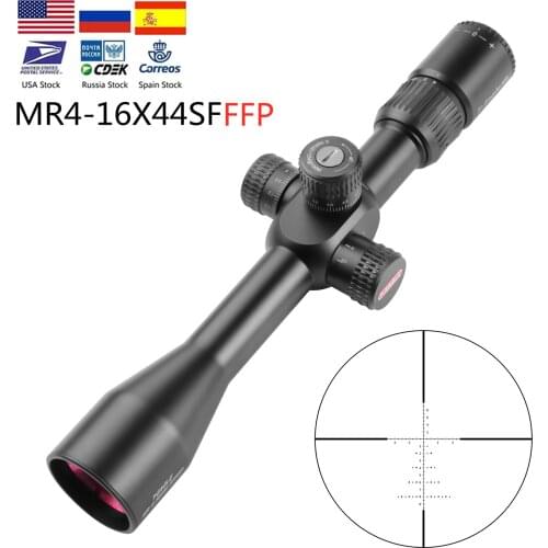 MR4-16X44SFFFP Tactical Riflescope Spotting Scope for Rifle Hunting Optical Collimator Airsoft Sight Etched Glass Retical