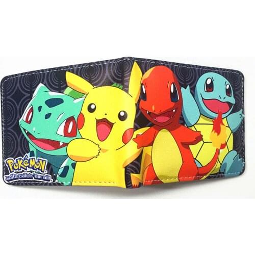 Hot Sell Japanese Classic Anime wallet Cartoon Wallet Cute Short Purse With Card Holder Coin Pocket