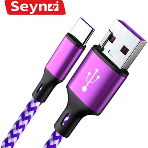 ANKNDO USB Type C Cable 5A Fast Charging Cable For Xiaomi Redmi Note 8 9 10 Pro USB C Charger Wire Android Mobile Phone Cable