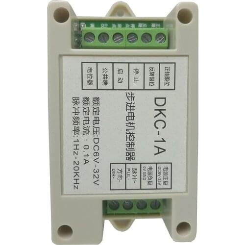 Stepper motor controller DKC-1A 1-20kHz pulse frequency adjusts speed by potentiometer for stepper motor drive