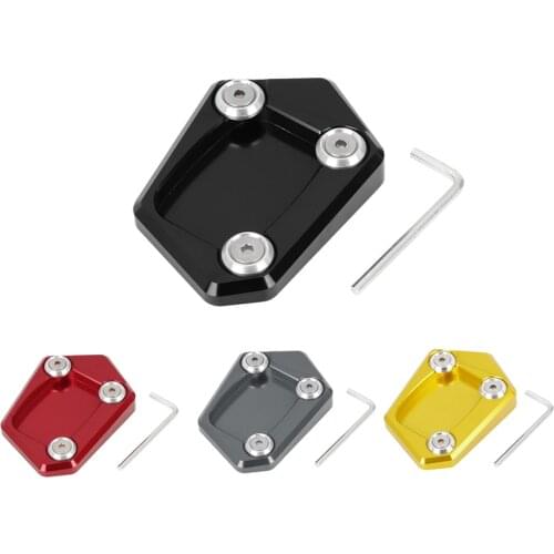 Motoforti Motorcycle Kickstand Side Stand Enlarger Support Extension Plate Pad Aluminum Alloy for Honda NC700S
