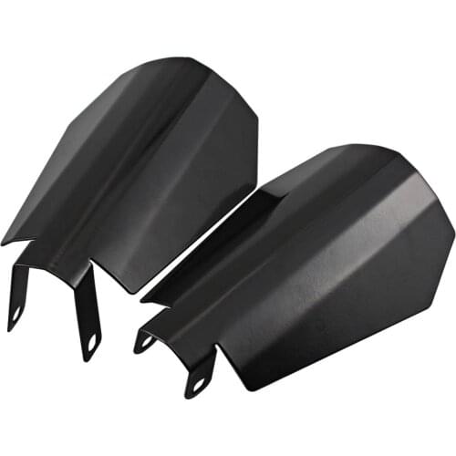 Motorcycle Coffin Cut Hand Guard Protector Metal Black For Harley Dyna Baggers FXR Sportster Upgraded Control Motos