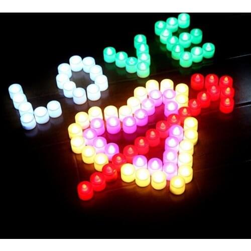 Wholesale Qixi Valentines Day electronic flashing christmas candle luminous LED candle lamp creative proposal props toy gifts