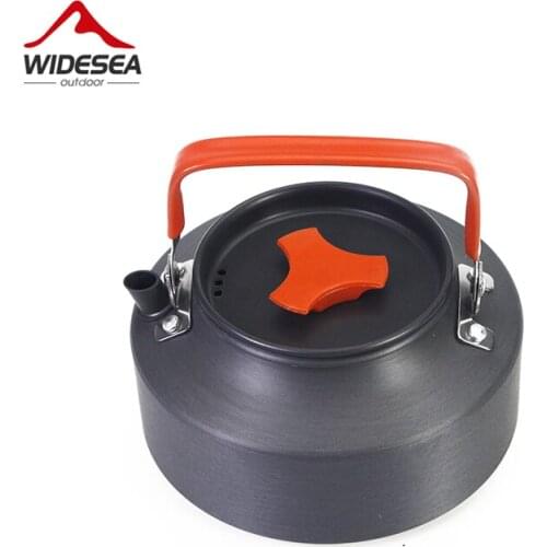 Widesea 1.1L camping kettle outdoor coffee kettle camping tableware travel tableware outdoor picnic set