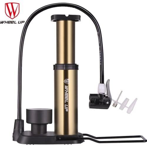 High Pressure Portable Air Pump Ultra Light Bicycle Pump 120 Psi MTB Riding Cycle Hose + Pressure Gauge Tire Pump D0197