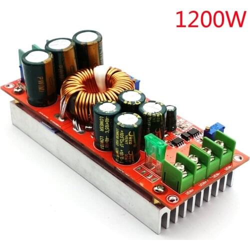 1200W 20A DC Converter Boost Step-up Power Supply Module IN 8-60V OUT 12-83V