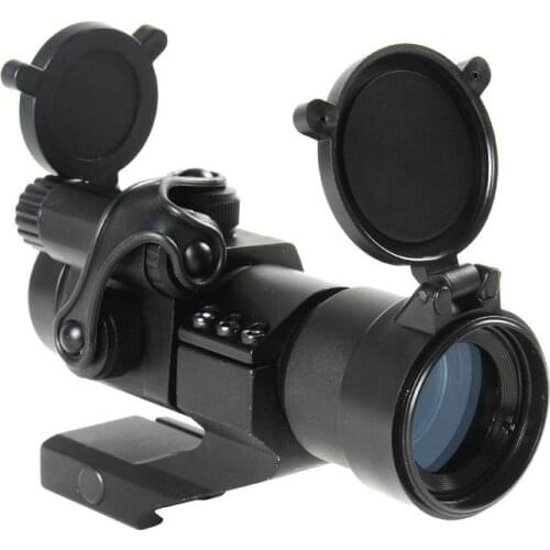 Tactical M2 Style 1x30mm Red/Green Dot Rifle Scope Sight with Quick Release Cantilever Mount