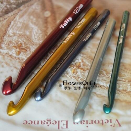 Tulip 7.0mm 8.0mm 9.0mm 10.0mm 12.0mm GIANT Crochet Hooks T-7 needles Kitting Yarn Craft hobby wool