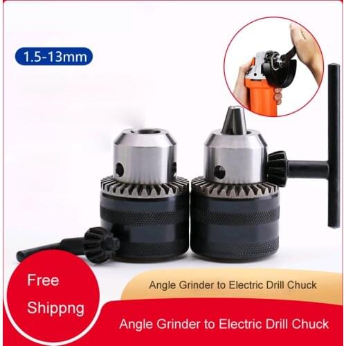 Angle Grinder Drill Chuck Electric Drill Conversion Head Holder Power Drill Convert Adapter Electric Angle Grinder