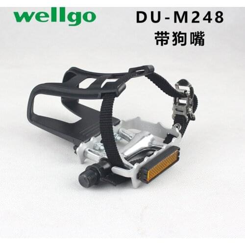 Wellgo bike cycling wellgo pedals bike pedal bicycle bmx parts road mountain M248 DU bearing Flat folding bicycle pedal