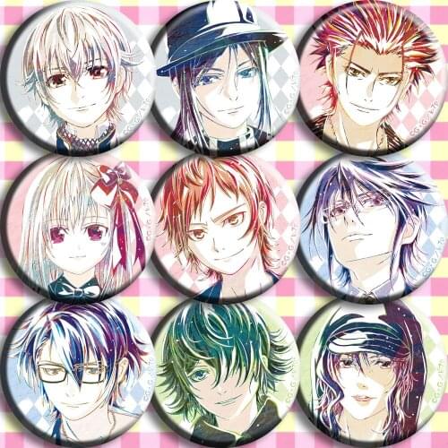1pc K SEVEN STORIES anime badges 58mm Round Icons Back Deco Coat Brooch Bagdes