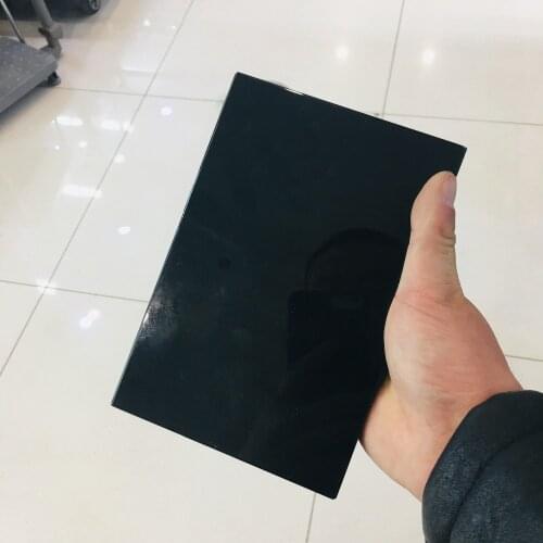 18cm Natural Obsidian Square Home decoration feng shui furnishings crystal