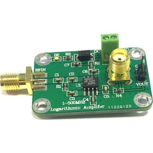 AD8307 1MHz -500MHz Broadband RF detector RF power meter Field strength meter for Ham Radio amplifier
