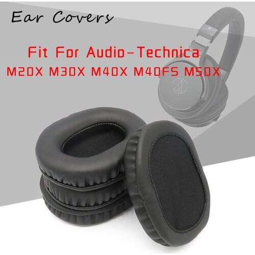 Ear Pads For Audio Technica M50 M50X M20X M30X M40X M40FS MATH-M50 ATH-M50X Headphone Earpads Replacement Headset