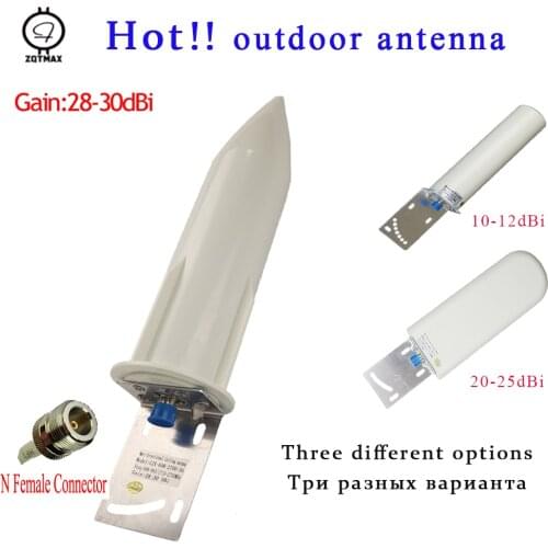 ZQTMAX GSM CDMA DCS 2600 antenna 30dBi N female for 2G 3G 4G LTE Cell Phone Amplifier mobile signal repeater booster