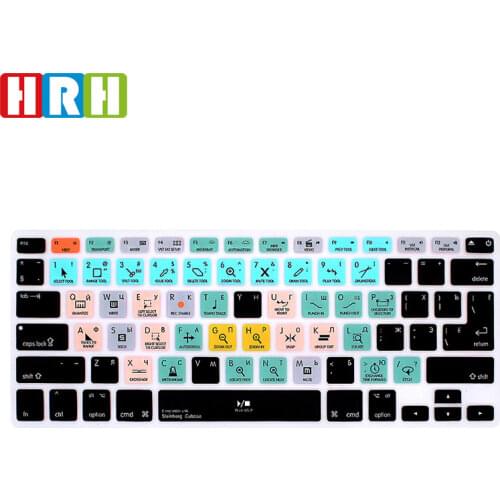 HRH Steinberg Cubase Russian Functional Shortcuts Keyboard Cover Silicone for Mac Air Pro Retina 13"15" Keyboard Protective Film
