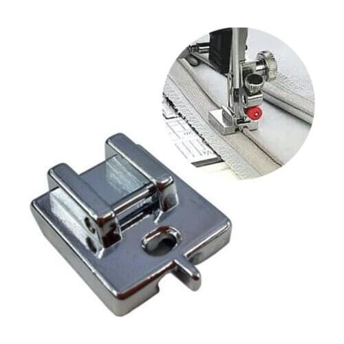 Domestic Sewing Machine Parts Zipper Foot 601ZN Invisible Concealed Zip Zipper foot With Tail Snap On