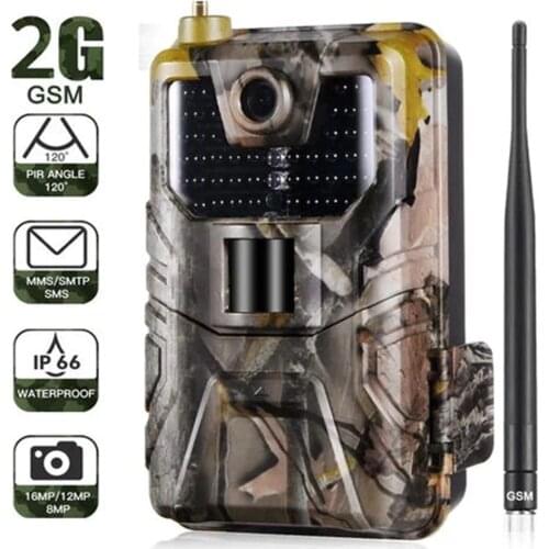 New 20MP 1080P Wildlife Trail Camera Photo Traps Night Vision 2G SMS MMS SMTP Email Cellular Hunting Cameras HC900M Surveillance