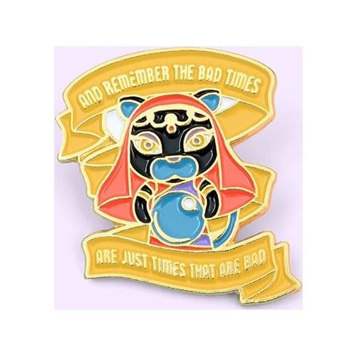 Witch Crystal Ball Exquisite Enamel Dripping Oil Brooch Backpack Shirt Fashion Collar Pin Accessories The Best Gift For Friends